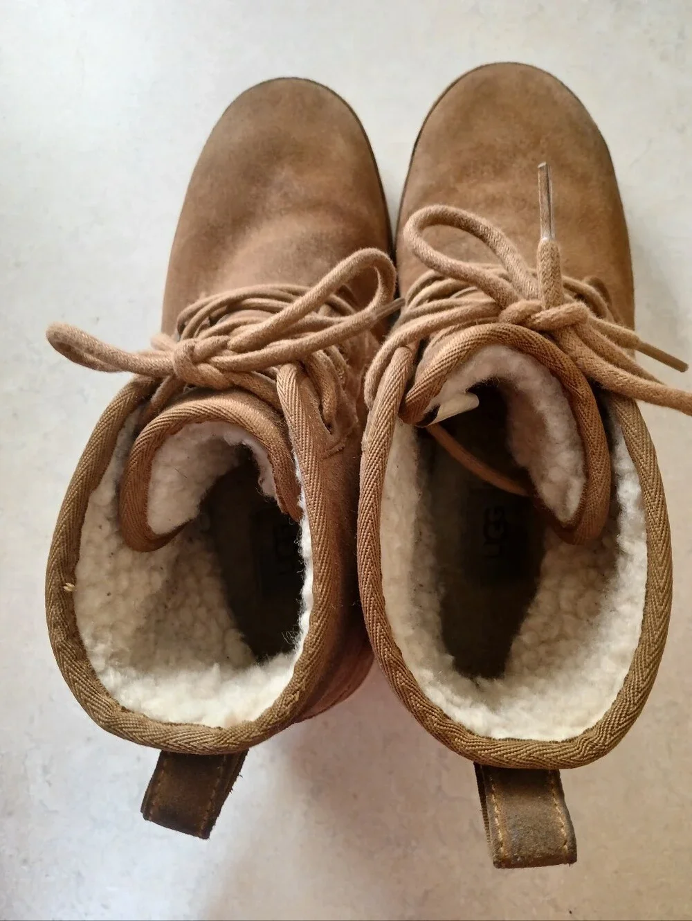 UGG Harkland Waterproof Chestnut men\'s boots 1106671 suede upper size 9 Ugg Harkland | eBay main image 2
